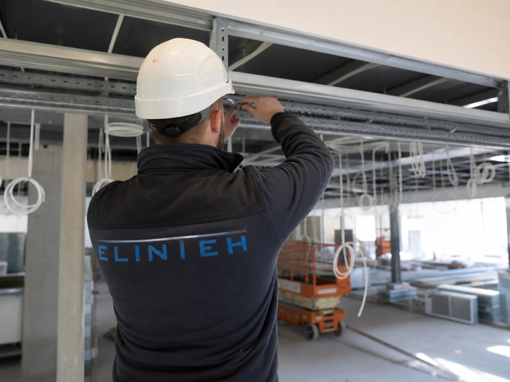 Montaż instalacji elektrycznej w obiekcie komercyjnym